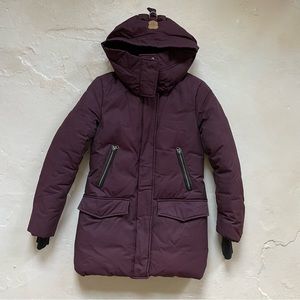 Mackage winter down coat - XS - Purple/Bordeaux